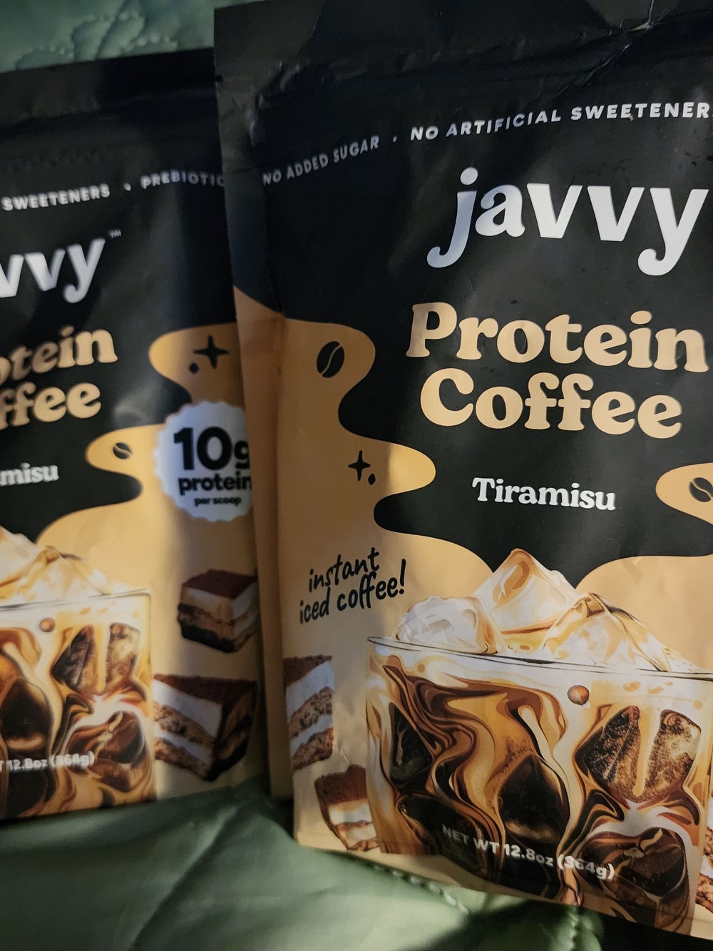 2 Pack Javvy Tiramisu Protein Coffee - Instant Iced Coffee! DELCIOUS & FILLING!!